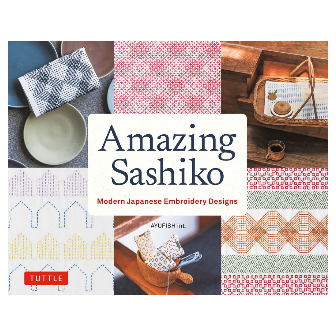 Amazing Sashiko Book : Modern Japanese Embroidery Designs