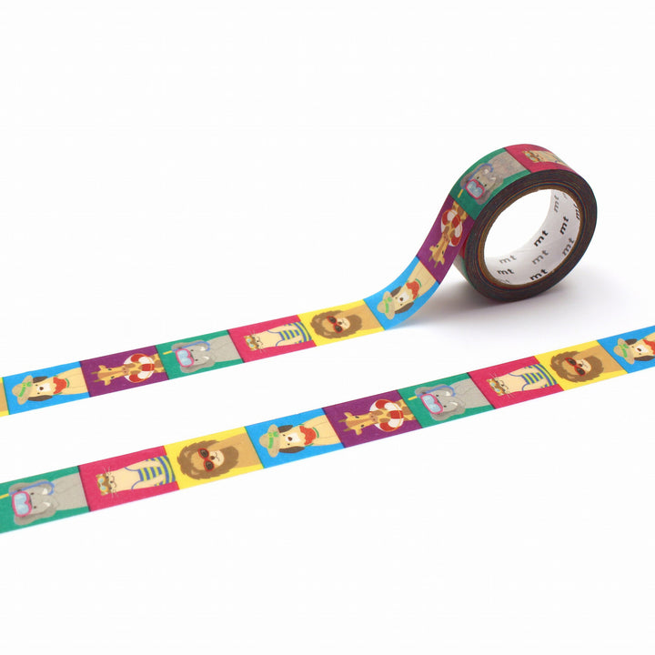 Japanese Washi Tape - Summer Animals
