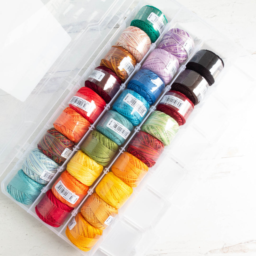 Large Solutions Perle Cotton Storage Box