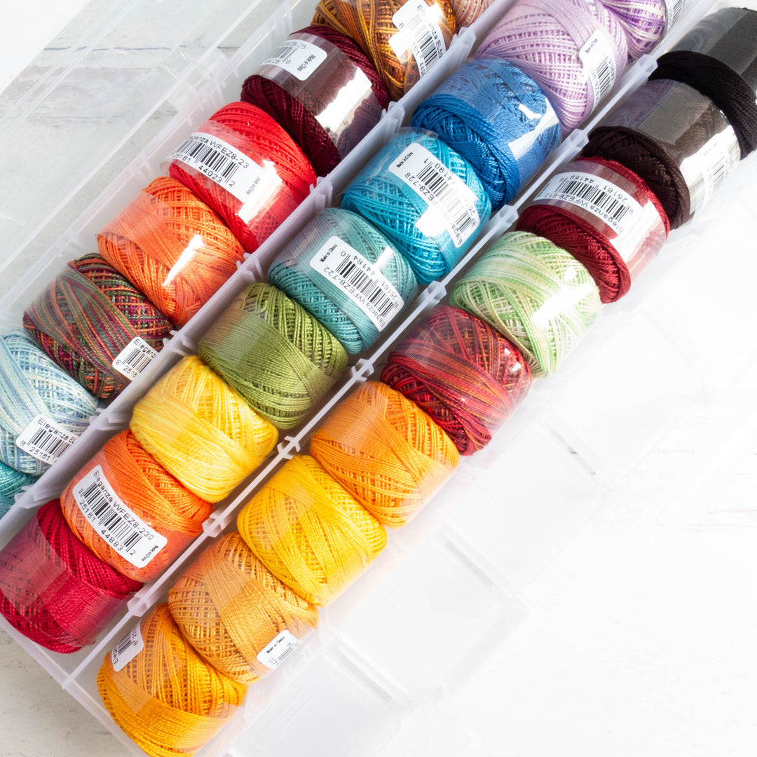 Large Solutions Perle Cotton Storage Box