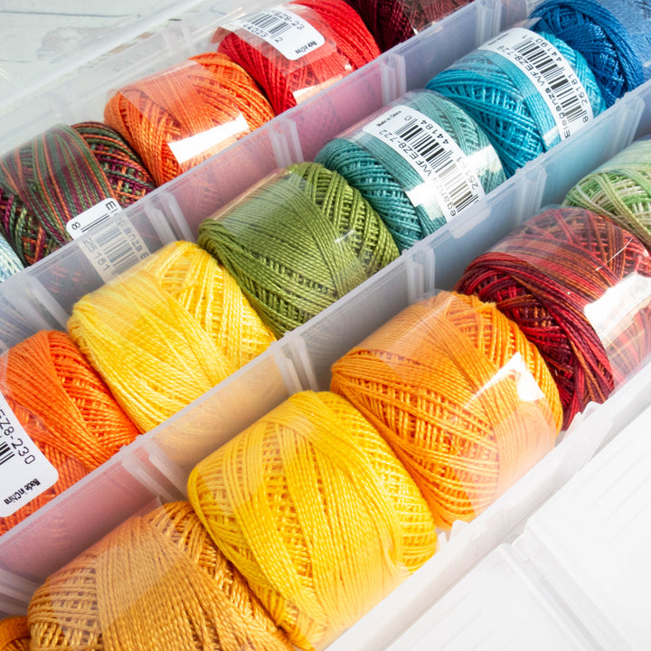 Large Solutions Perle Cotton Storage Box