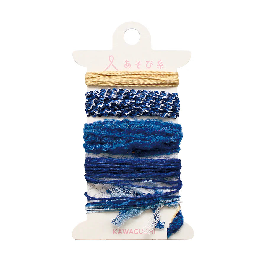 Asobi Ito Weaving Thread Set - Blues