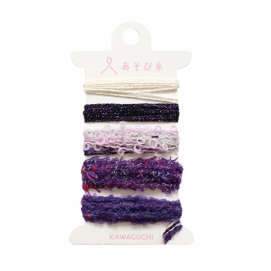 Asobi Ito Weaving Thread Set - Purples