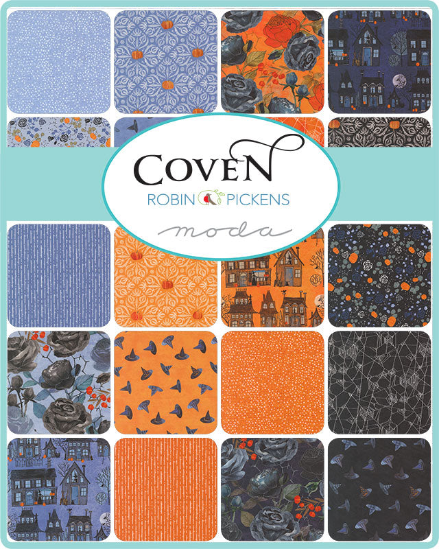 5" Cotton Fabric Charm Pack - Robin Pickens Coven