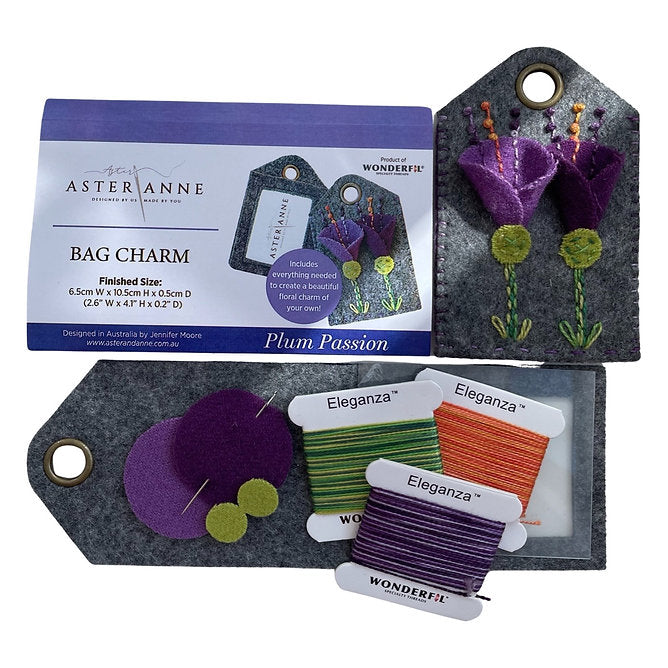 Customizable Wool Luggage Tag Kit