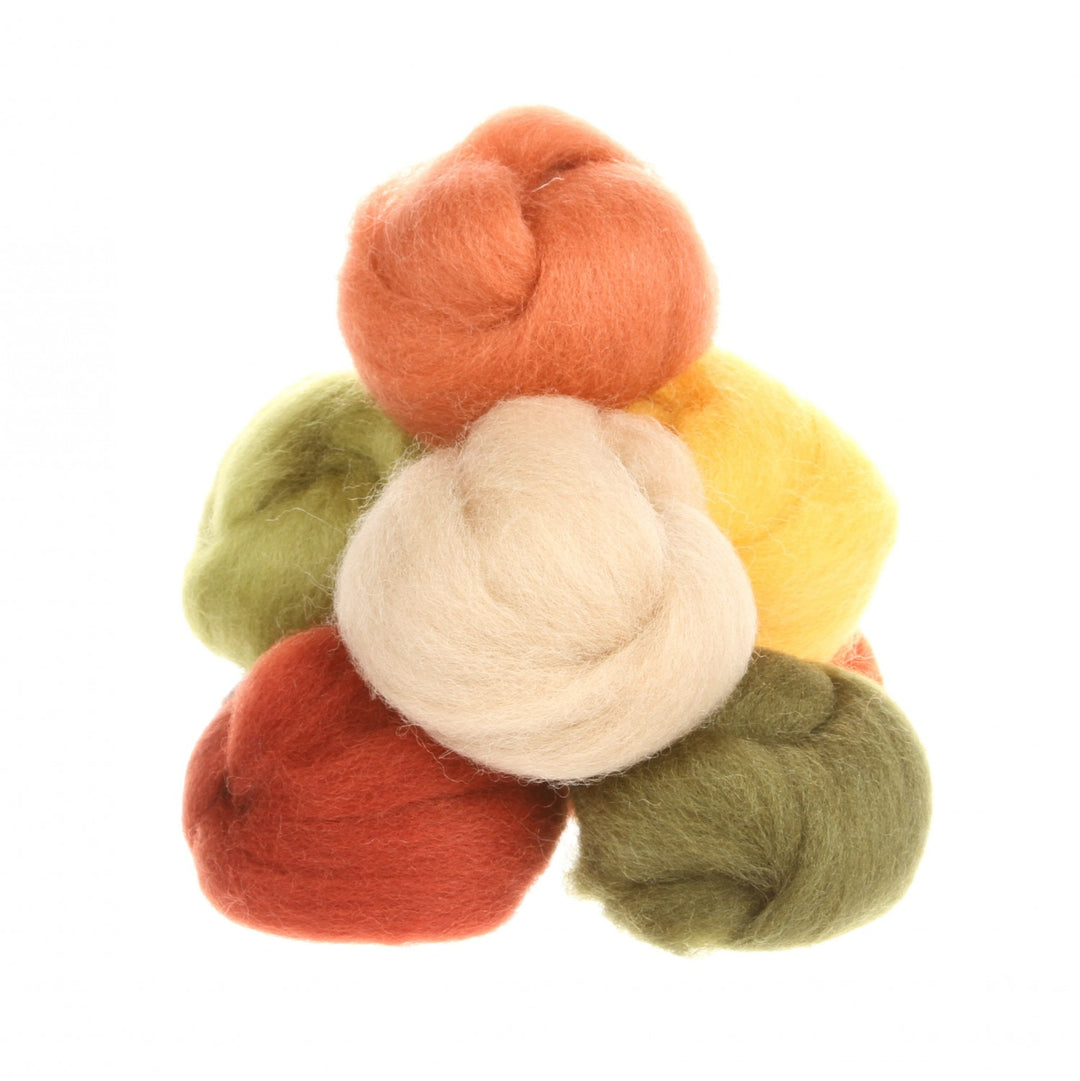 Wool Roving Set - Autumn