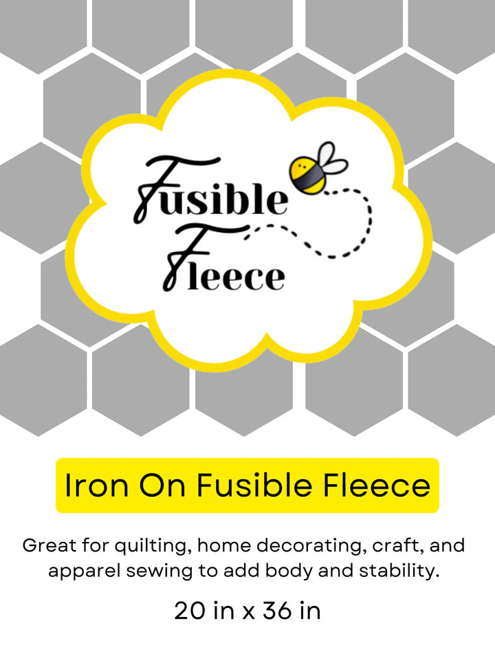 Iron-On Fusible Fleece - 20" x 36" Package