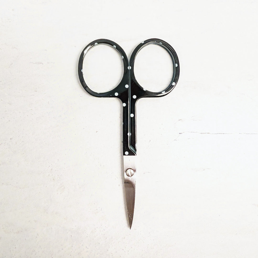 Black Polka Dot Embroidery Scissors