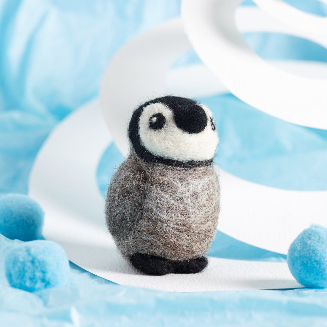 Baby Penguin Mini Needle Felting Craft Kit