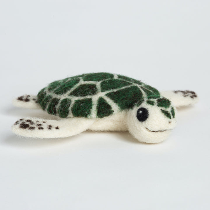 Baby Sea Turtle Mini Needle Felting Craft Kit