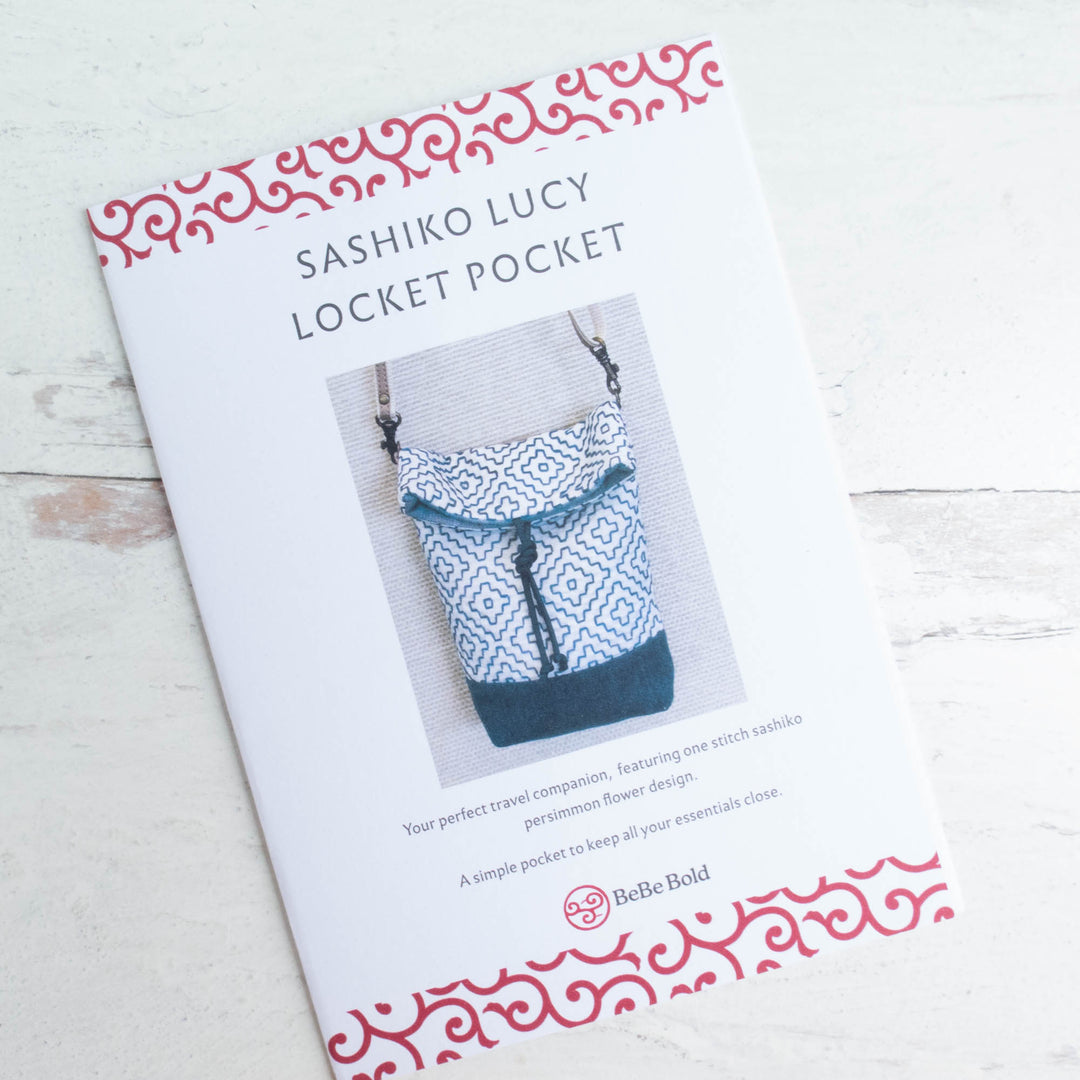 Sashiko Lucy Locket Pocket Sewing Pattern