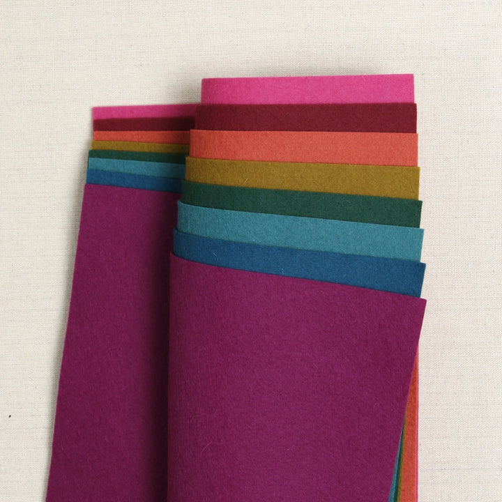 100% Wool Bellweather Felt Bundle - Baroque
