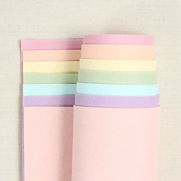 100% Wool Bellweather Felt Bundle - Primrose Pastels