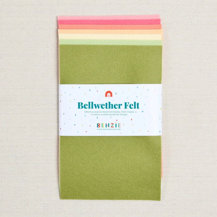 100% Wool Bellweather Felt Bundle - Summer Sorbet