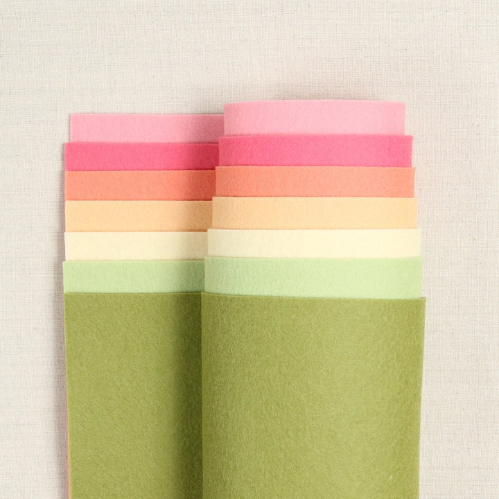 100% Wool Bellweather Felt Bundle - Summer Sorbet