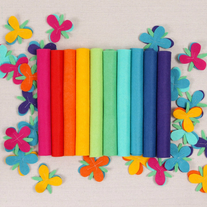 Wool Blend Felt Bundle - Bright Side