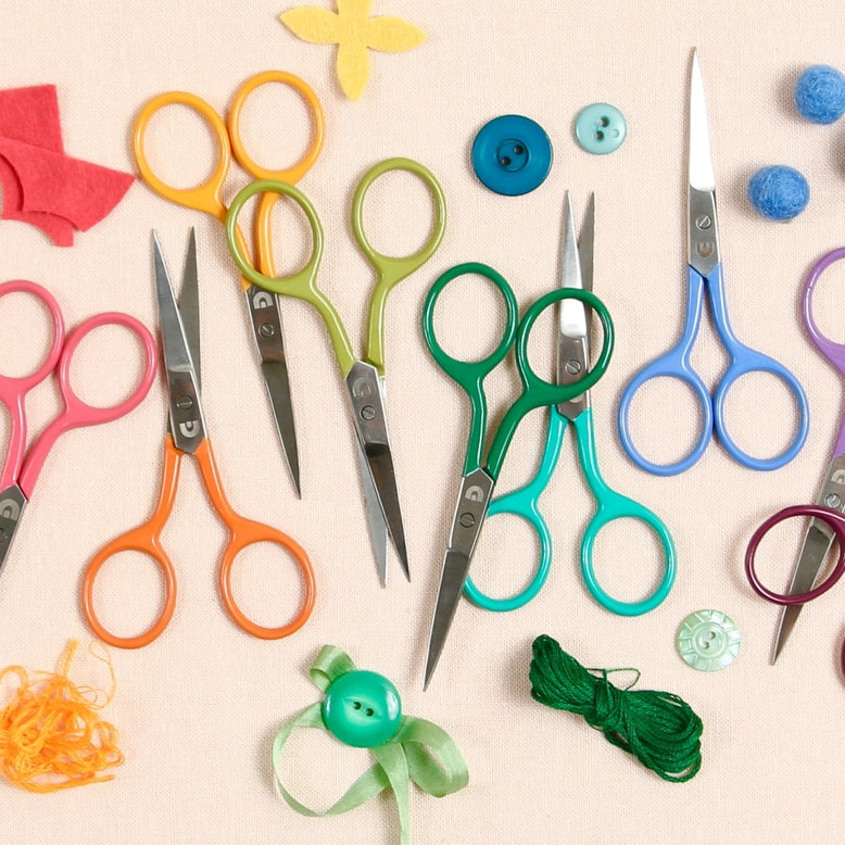 Colorful 4 inch Embroidery Scissors