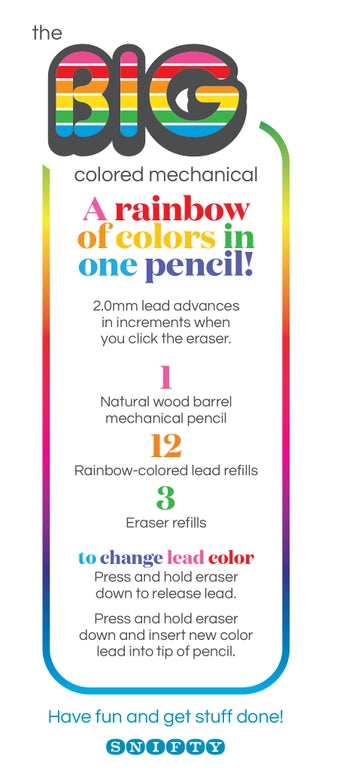 Big Colored Mechanical Pencil (2.0mm)