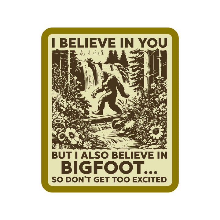 Big Foot Vinyl Sticker