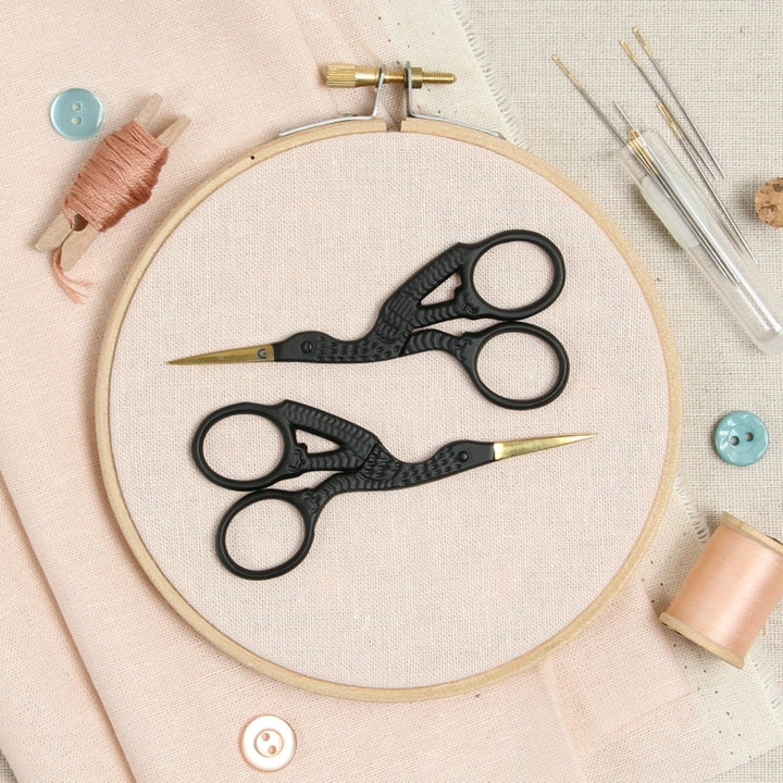 Matte Black Stork Scissors
