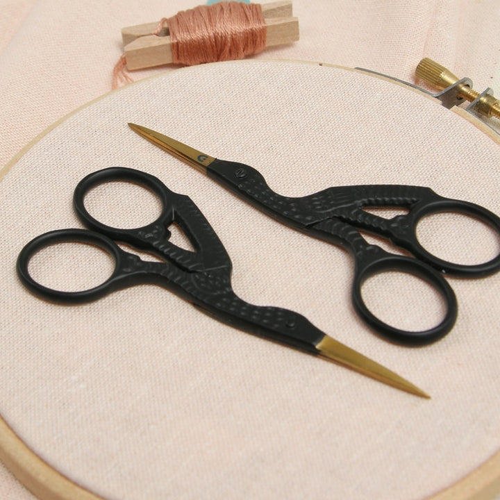 Matte Black Stork Scissors