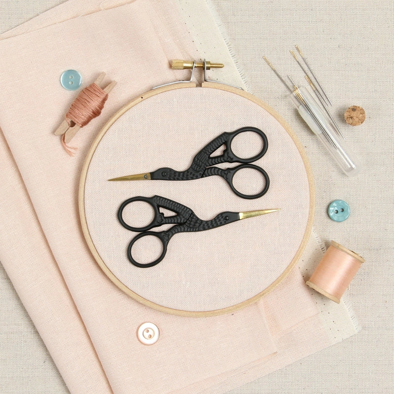 Matte Black Stork Scissors