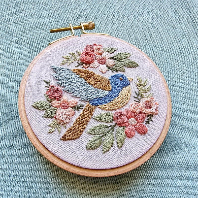 Bluebird Sampler Embroidery Kit