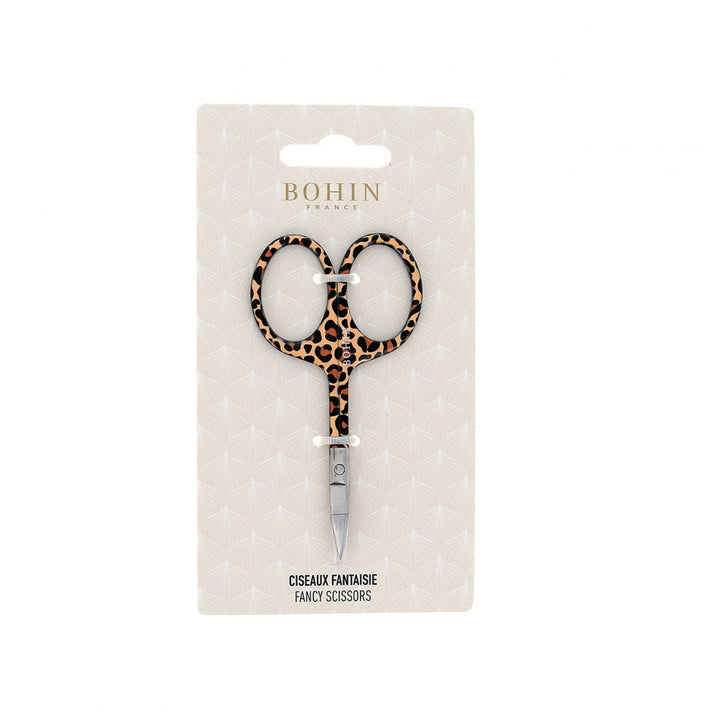 Leopard Print Embroidery Scissors