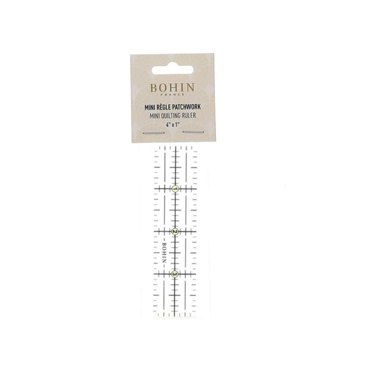 Mini Acrylic Ruler - 4" x 1"