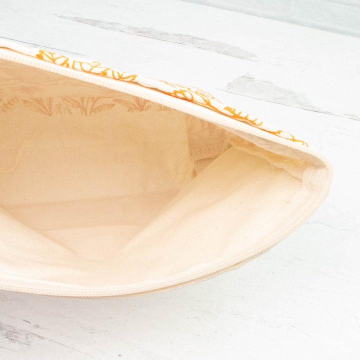 Knitting Bunnies Zippered Project Bag