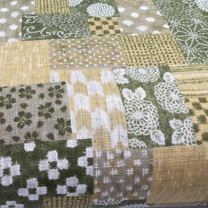 Nara Homespun :: Boro Panel Green (NHS00D34)