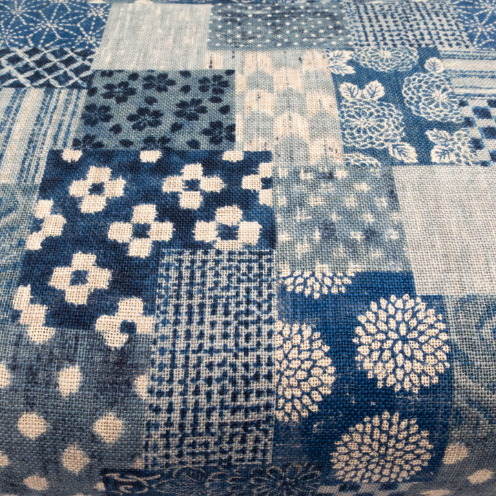 Nara Homespun :: Boro Panel Light Blue (NHS00D32)