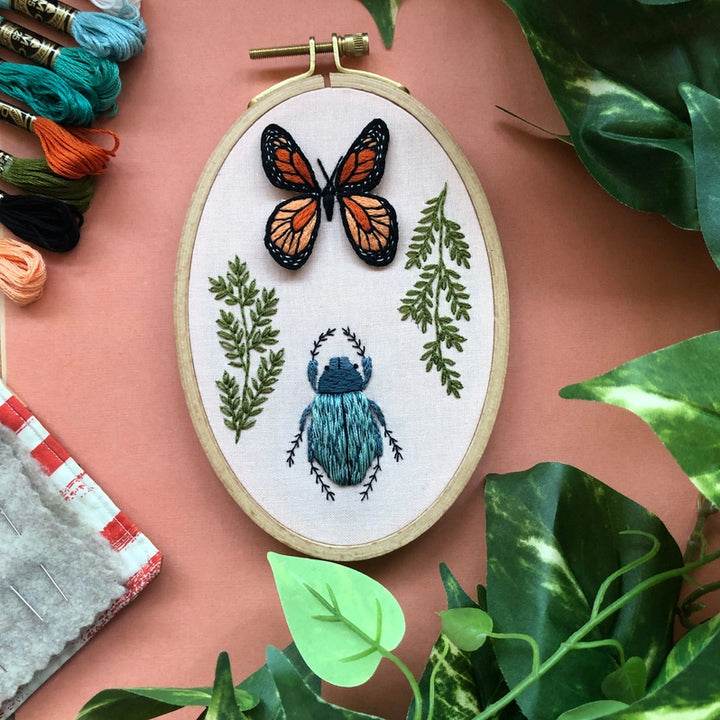 Bug Collector Embroidery Kit