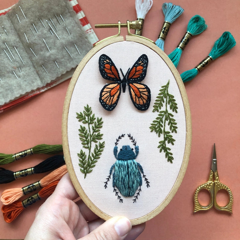 Bug Collector Embroidery Kit
