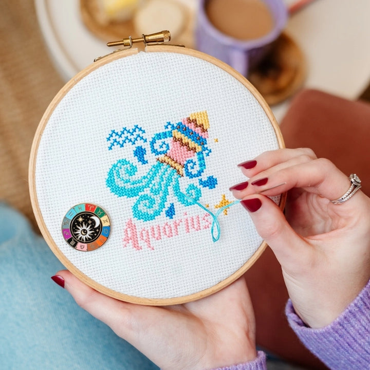 Magnetic Enamel Needle Minder - Zodiac
