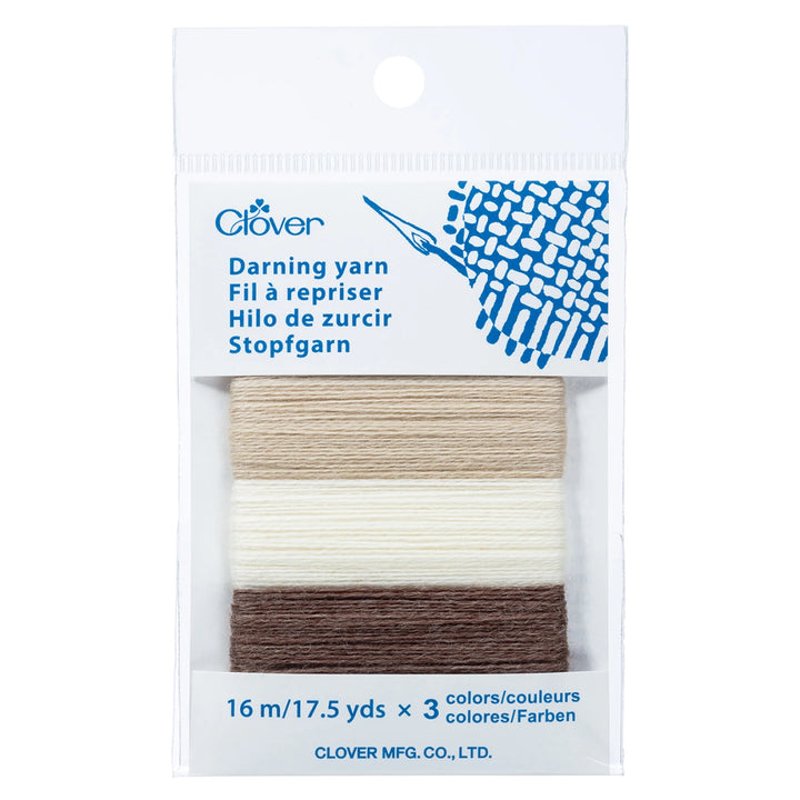 Darning Yarn Assortment Card - Beige