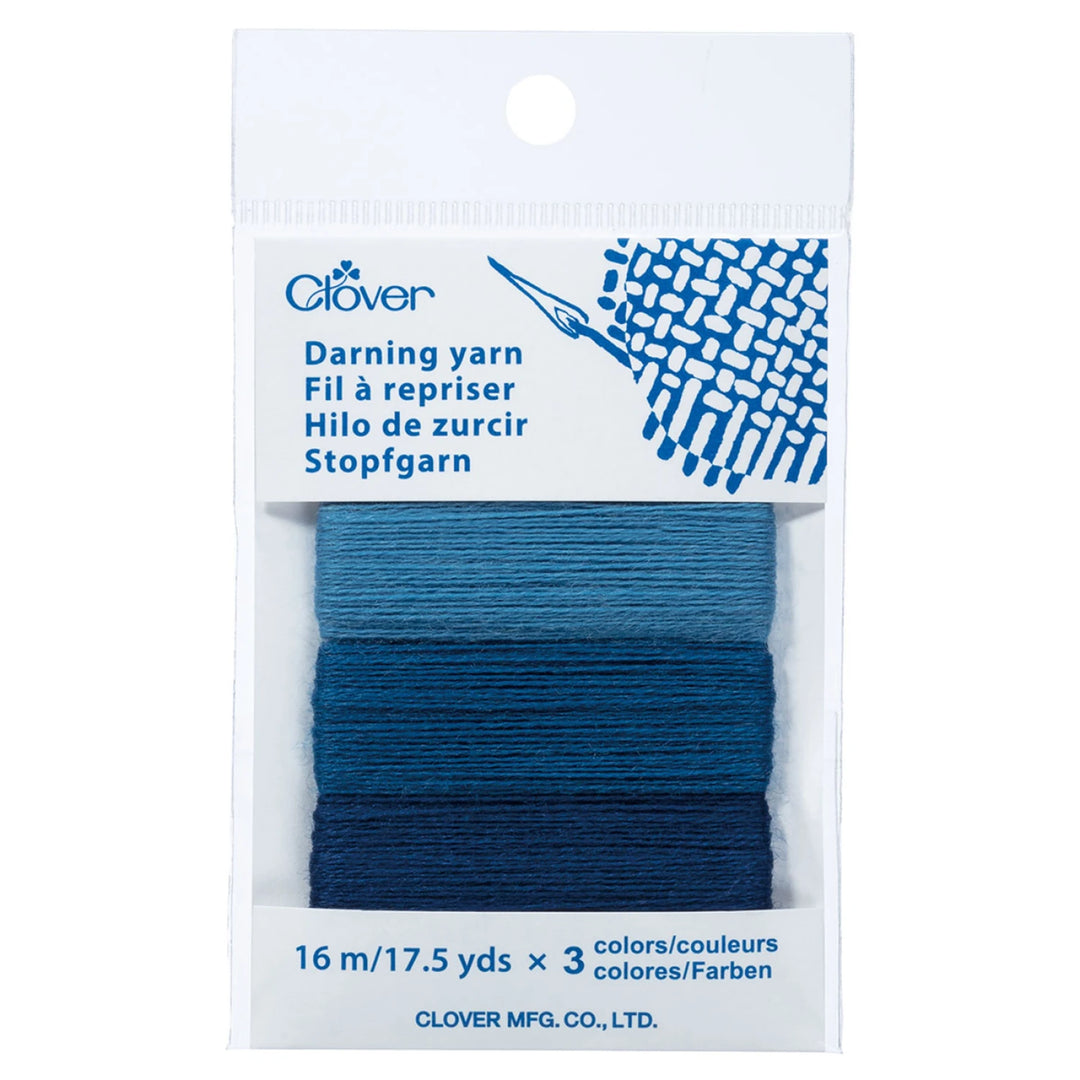 Darning Yarn Assortment Card - Denim