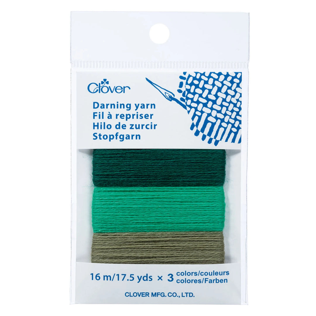 Darning Yarn Assortment Card - Emerald
