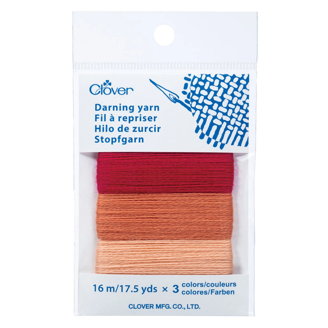 Darning Yarn Assortment Card - Coral Pink