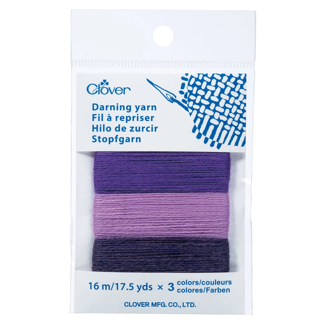 Darning Yarn Assortment Card - Purple