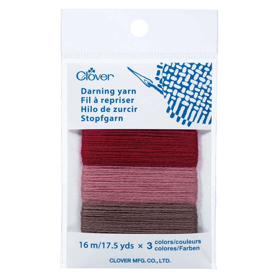 Darning Yarn Assortment Card - Rouge