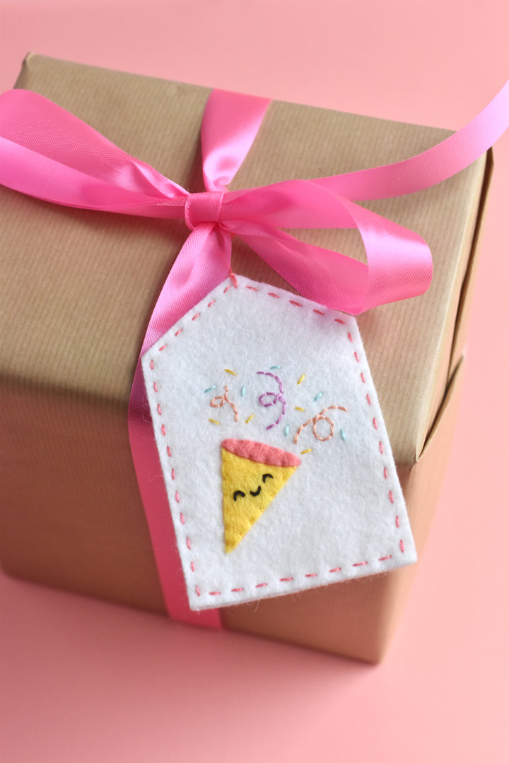 PDF Pattern - Celebrate Happy Felt Ornament Sewing Pattern