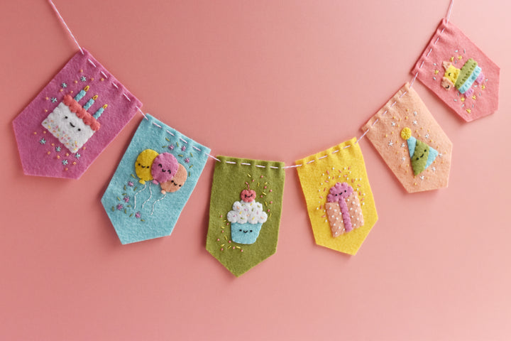 PDF Pattern - Celebrate Happy Felt Ornament Sewing Pattern