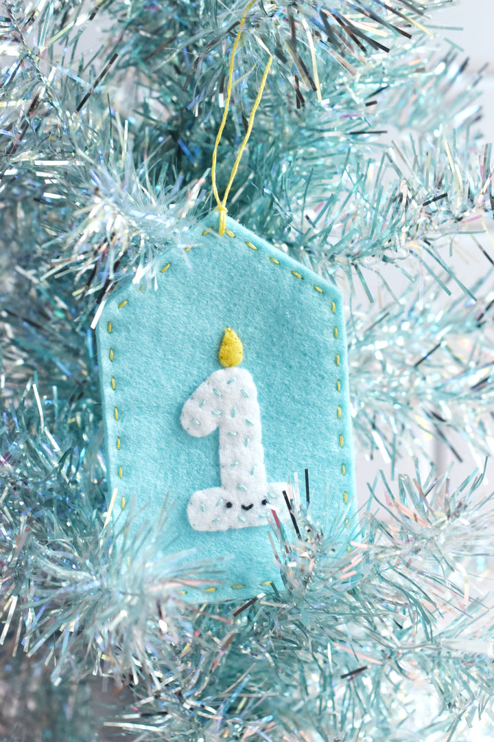 PDF Pattern - Celebrate Happy Felt Ornament Sewing Pattern
