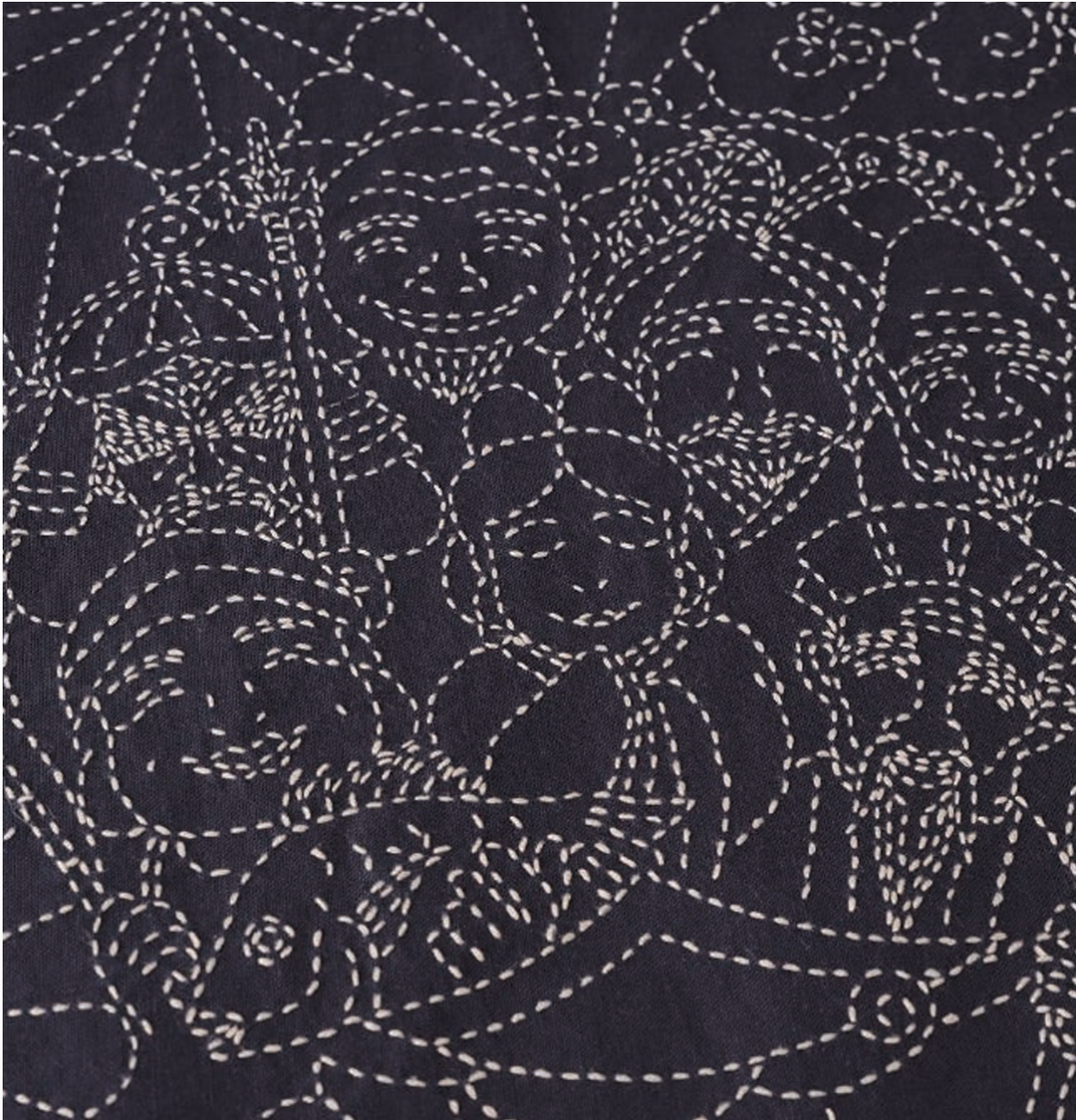 Large Sashiko Panel - Celebratory Samplers
