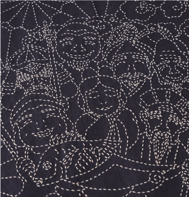 Large Sashiko Panel - Celebratory Samplers
