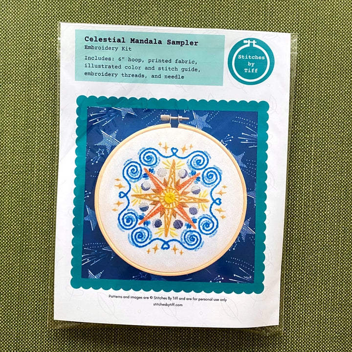 Celestial Mandala Hand Embroidery Kit