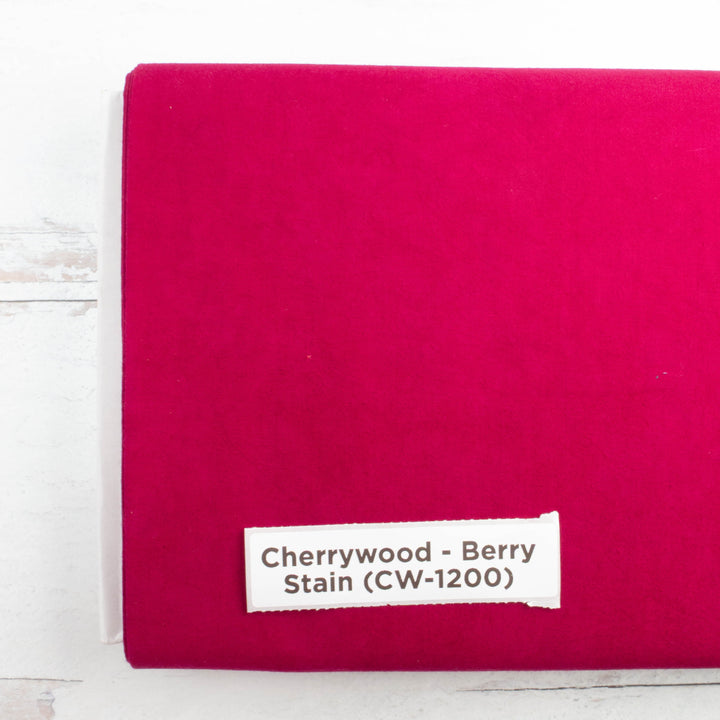 Cherrywood Hand Dyed Fabric - Berry Stain (CW-1200)