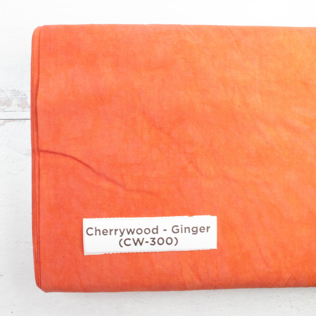 Cherrywood Hand Dyed Fabric - Ginger (CW-300)