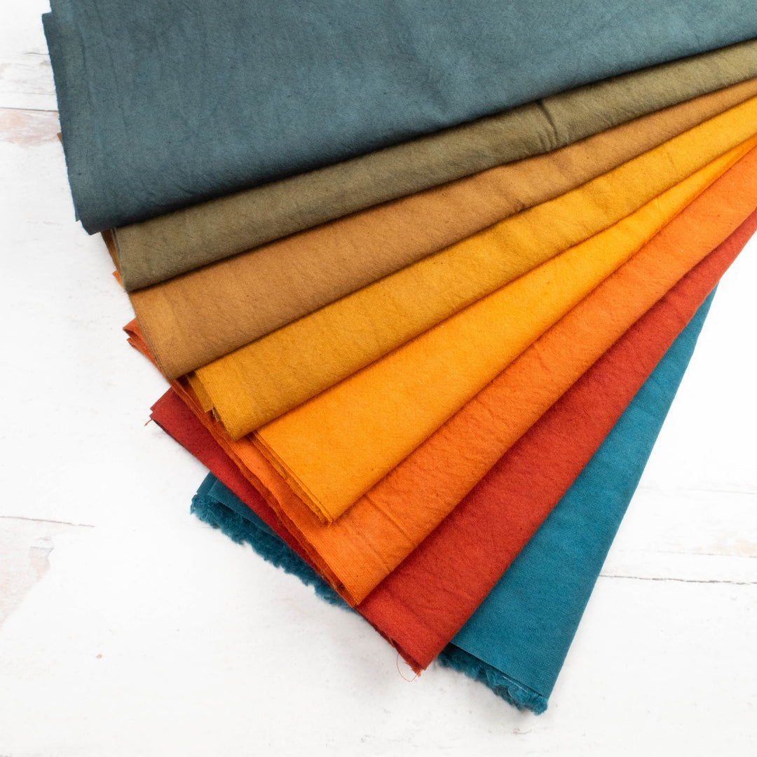 Cherrywood Hand Dyed Fabric Fat Quarter Bundle - Madagascar